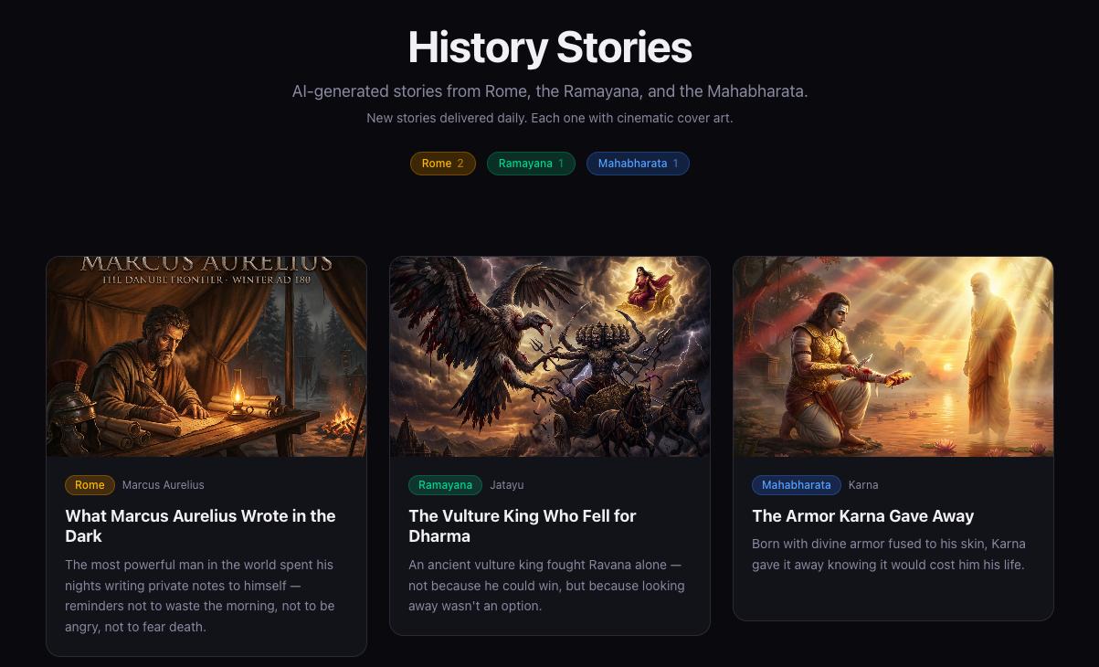 History Stories preview